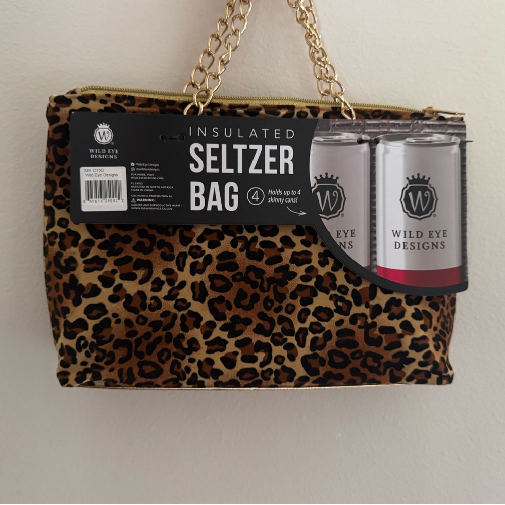 Thermal Insulation Leopard Bag